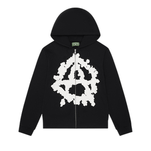 Denim Tears Anarchy Zip Hoodie 'Black'