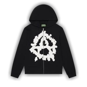 Denim Tears Anarchy Zip Hoodie 'Black'