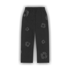 Denim Tears Mono Cotton Wreath Baggy Sweatpants 'Black'