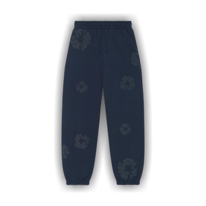 Denim Tears Mono Cotton Wreath Sweatpants 'Navy'