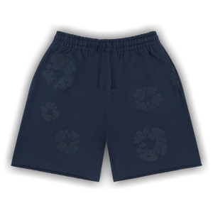 Denim Tears Mono Cotton Wreath Sweatshorts 'Navy'