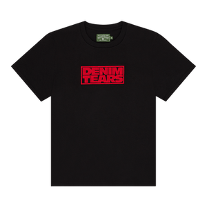 Denim Tears Box Logo Tee 'Black'