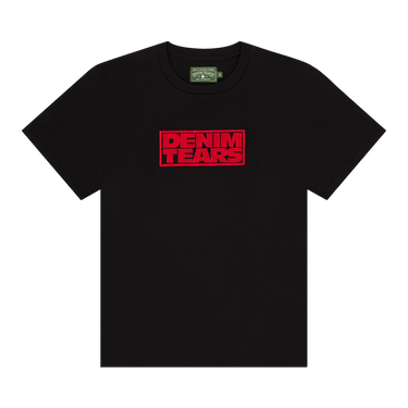 Denim Tears Box Logo Tee 'Black'