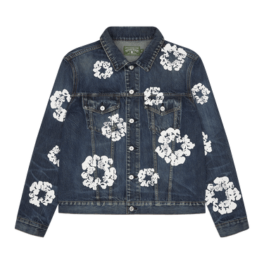 Denim Tears Cotton Wreath Denim Jacket 'Dark Wash'
