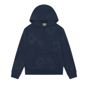 Denim Tears Mono Cotton Wreath Hoodie 'Navy'