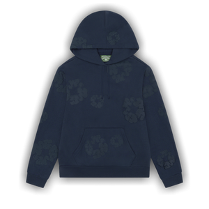 Denim Tears Mono Cotton Wreath Hoodie 'Navy'