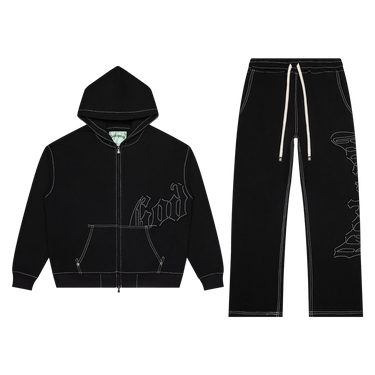 Godspeed OG Logo Sweatsuit Stitched 'Black'