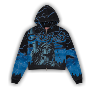 Godspeed Voltage Zip Hoodie 'Blue'