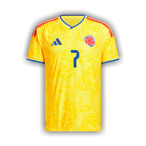 Adidas Colombia 26 Home Diaz Authentic Jersey 'Impact Yellow'