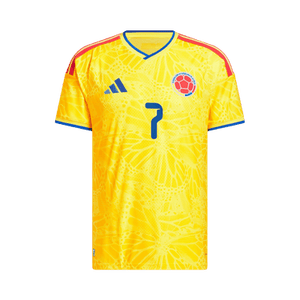 Adidas Colombia 26 Home Diaz Authentic Jersey 'Impact Yellow'