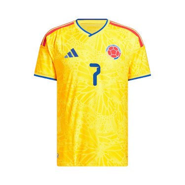 Adidas Colombia 26 Home Diaz Authentic Jersey 'Impact Yellow'