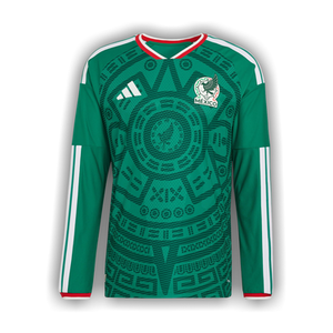 Adidas Mexico 26 Home Authentic Long-Sleeve Jersey 'Bold Green'