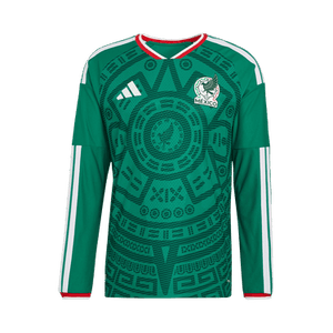 Adidas Mexico 26 Home Authentic Long-Sleeve Jersey 'Bold Green'