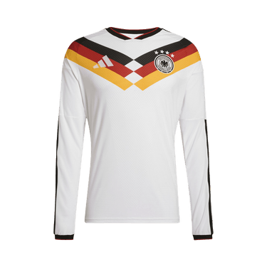Adidas Germany 26 Home Authentic Long Sleeve Jersey 'White'