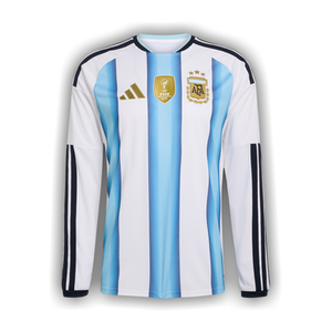 Adidas Argentina 26 Home Long Sleeve Jersey 'White/Icey Blue/Light Blue'