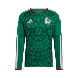 Adidas Mexico 26 Home Long Sleeve Jersey 'Bold Green'