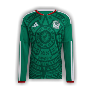 Adidas Mexico 26 Home Long Sleeve Jersey 'Bold Green'