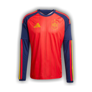 Adidas Spain 26 Home Long Sleeve Jersey 'Vivid Red'