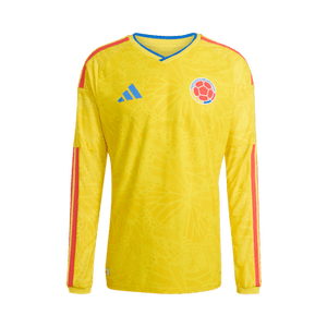 Adidas Colombia 26 Home Authentic Long-Sleeve Jersey 'Impact Yellow'