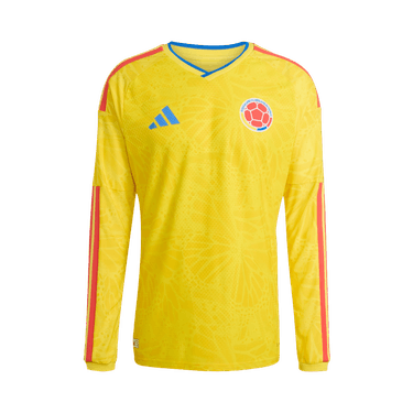 Adidas Colombia 26 Home Authentic Long-Sleeve Jersey 'Impact Yellow'