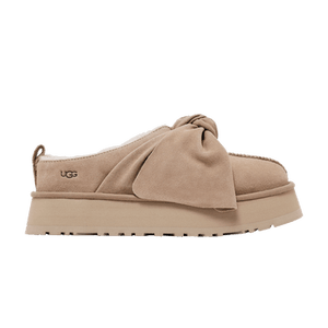 UGG Wmns Platform Slip-On Bow Slipper 'Sand'