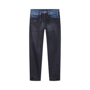 PURPLE BRAND Skinny Coated Indigo 'Black'
