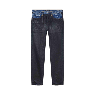 PURPLE BRAND Skinny Coated Indigo 'Black'