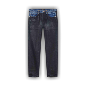 PURPLE BRAND Skinny Coated Indigo 'Black'