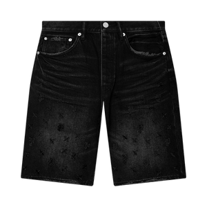 PURPLE BRAND Beaded Monogram Shorts 'Black'