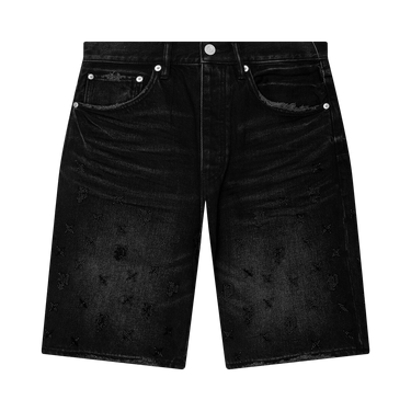 PURPLE BRAND Beaded Monogram Shorts 'Black'