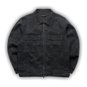 Pleasures Cowhide Work Jacket 'Black'