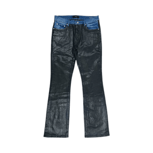 PURPLE BRAND Coated Indigo Flare 'Black'
