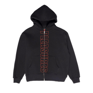 Pleasures Impact Zip Hoodie 'Black'