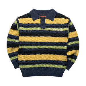 Pleasures Cooper Polo Sweater 'Yellow'
