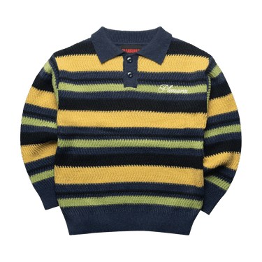 Pleasures Cooper Polo Sweater 'Yellow'