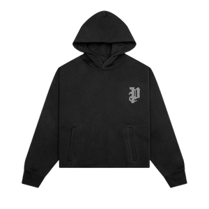 PURPLE BRAND Heavyweight Fleece Oversized Hoodie 'Black'