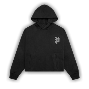PURPLE BRAND Heavyweight Fleece Oversized Hoodie 'Black'