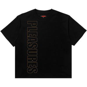 Pleasures Outline Heavyweight T-Shirt 'Black'