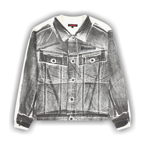 Pleasures Trucker Heavyweight Long-Sleeve T-Shirt 'Bone'
