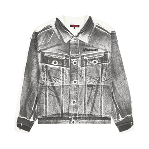 Pleasures Trucker Heavyweight Long-Sleeve T-Shirt 'Bone'