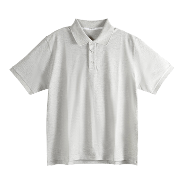 Saint Laurent Classique Bande Polo 'Gris Chine'