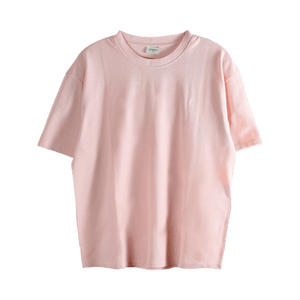 Saint Laurent Large Bord T Shirt 'Rose/Naturel'