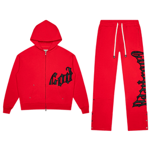 Godspeed OG Logo Sweatsuit 'Red Plaid'