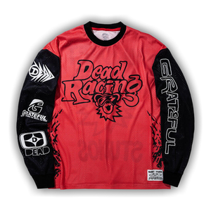 Market x Greateful Dead Market Moto Jersey 'Red/Black'