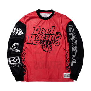 Market x Greateful Dead Market Moto Jersey 'Red/Black'