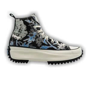 Converse Run Star Hike High 'Floral Fusion - University Blue'