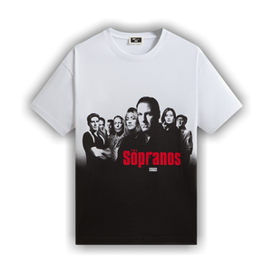Kith For The Sopranos Ombre Poster Vintage Tee 'White'