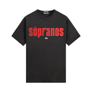 Kith For The Sopranos Main Logo Vintage Tee 'Black'