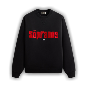 Kith For The Sopranos Main Logo Nelson Crewneck 'Black'