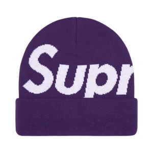 Supreme Big Logo Beanie 'Purple'